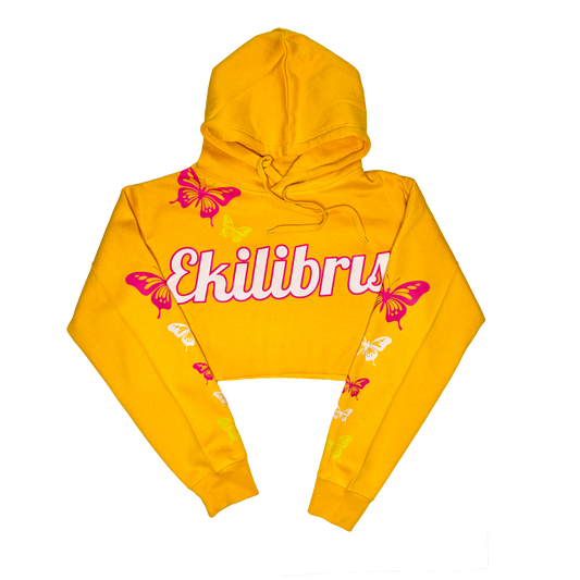 EKILIBRIS HOODED CROP TOP